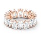 SWAROVSKI Vittore Δαχτυλίδι με Ζιργκόν κοπής pear, Λευκό, Ροζ Επιχρυσωμένο 5585425