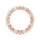 SWAROVSKI Vittore Δαχτυλίδι με Ζιργκόν κοπής pear, Λευκό, Ροζ Επιχρυσωμένο 5585425