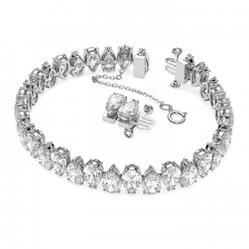 SWAROVSKI Millenia Βραχιόλι Kοπή Pear, Λευκό, Επιροδιωμένο 5598350