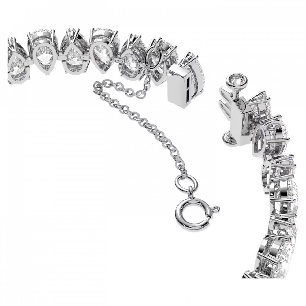 SWAROVSKI Millenia Βραχιόλι Kοπή Pear, Λευκό, Επιροδιωμένο 5598350 SWAROVSKI Millenia Βραχιόλι Kοπή Pear, Λευκό, Επιροδιωμένο 5598350