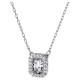 SWAROVSKI Millenia Κολιέ Ζιργκόν κοπής triangle, Λευκό, Επιροδιωμένο 5599177 SWAROVSKI Millenia Κολιέ Ζιργκόν κοπής triangle, Λευκό, Επιροδιωμένο 5599177