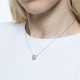 SWAROVSKI Millenia Κολιέ Ζιργκόν κοπής triangle, Λευκό, Επιροδιωμένο 5599177 SWAROVSKI Millenia Κολιέ Ζιργκόν κοπής triangle, Λευκό, Επιροδιωμένο 5599177