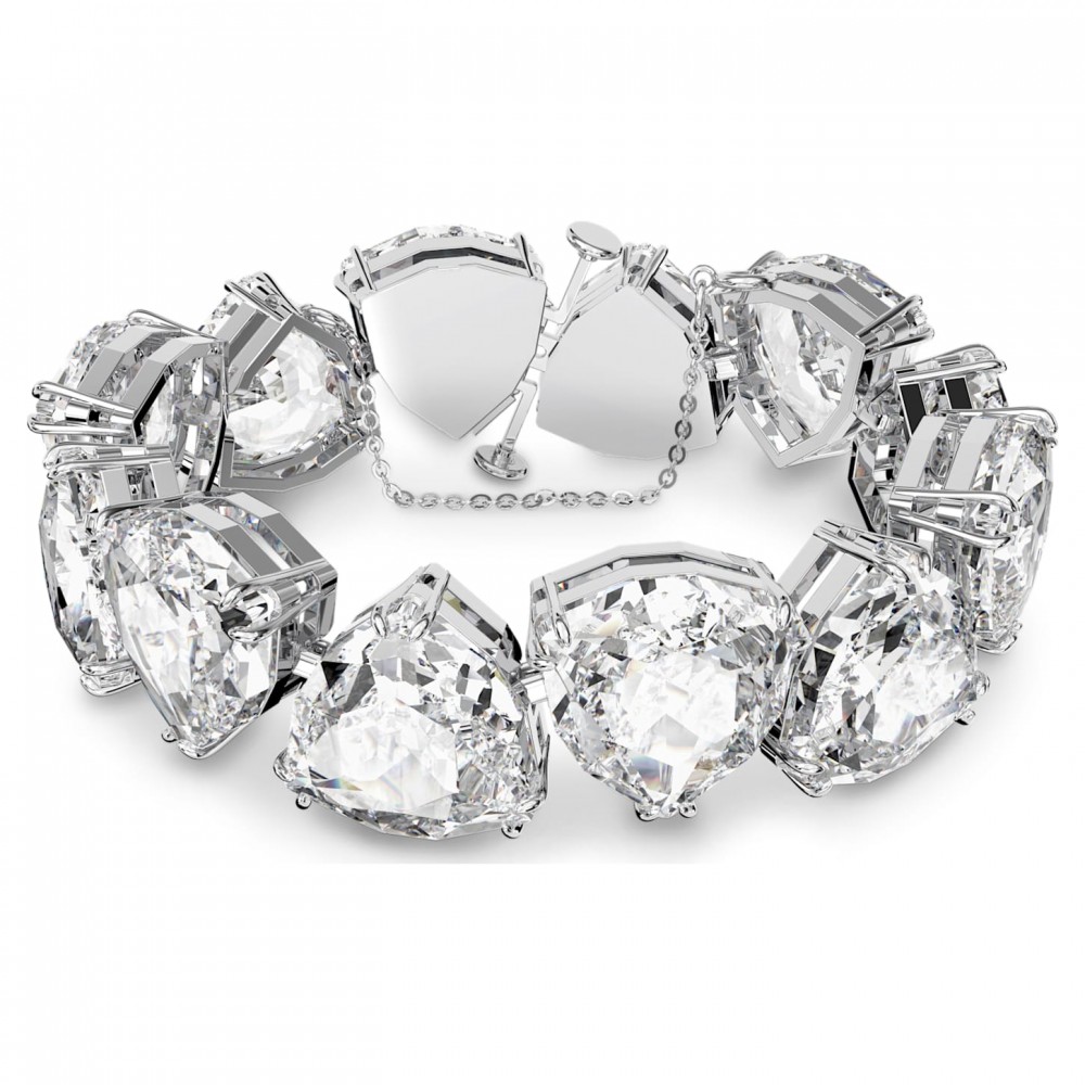 SWAROVSKI Millenia Βραχιόλι Κρύσταλλο κοπής trilliant, Λευκό, Επιροδιωμένο 5599194 SWAROVSKI Millenia Βραχιόλι Κρύσταλλο κοπής trilliant, Λευκό, Επιροδιωμένο 5599194