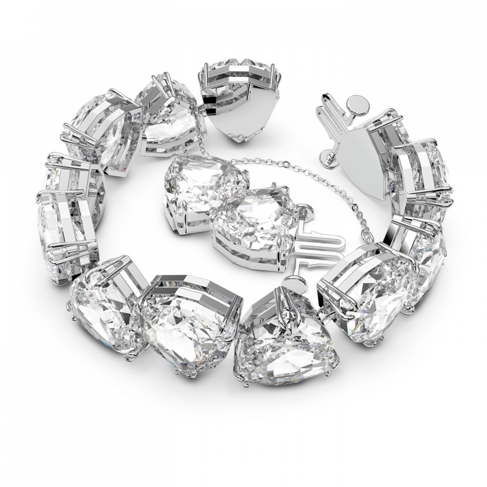 SWAROVSKI Millenia Βραχιόλι Κρύσταλλο κοπής trilliant, Λευκό, Επιροδιωμένο 5599194 SWAROVSKI Millenia Βραχιόλι Κρύσταλλο κοπής trilliant, Λευκό, Επιροδιωμένο 5599194