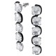 SWAROVSKI Harmonia Pierced Droplet Earrings Cushion Cut White Rhodium Plated 5600043 SWAROVSKI Harmonia Pierced Droplet Earrings Cushion Cut White Rhodium Plated 5600043
