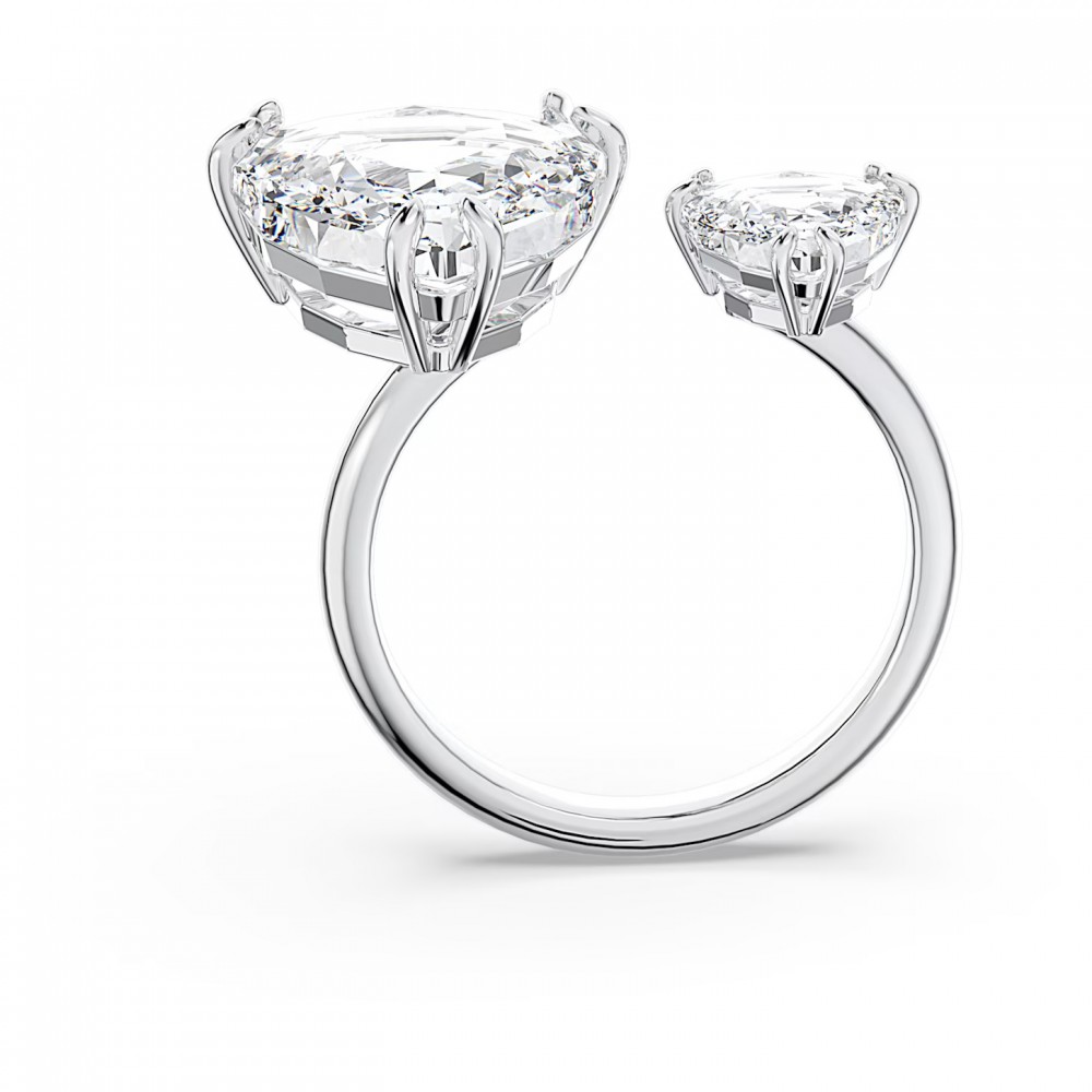 SWAROVSKI Ανοιχτό δαχτυλίδι Millenia Κοπή Trilliant, Λευκό, Επιμετάλλωση ροδίου 5602847 SWAROVSKI Ανοιχτό δαχτυλίδι Millenia Κοπή Trilliant, Λευκό, Επιμετάλλωση ροδίου 5602847