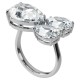 SWAROVSKI Millenia Coctail Ring Pear Cut White Rhodium Plated 5608999