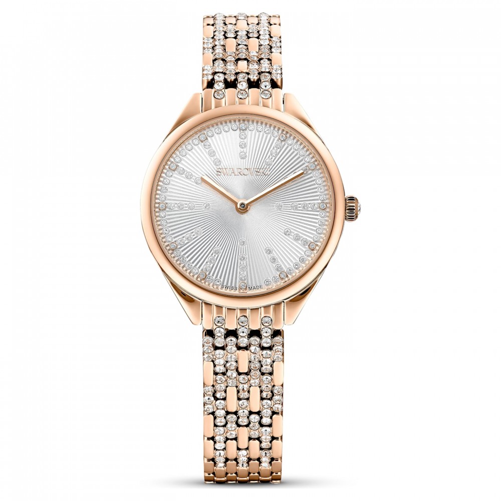 SWAROVSKI Attract Metal Bracelet White Rose Gold Tone Plated 5610487 SWAROVSKI Attract Metal Bracelet White Rose Gold Tone Plated 5610487