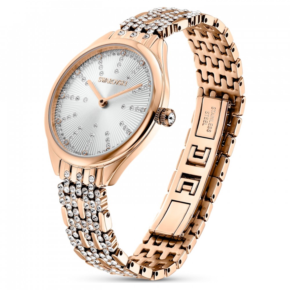 SWAROVSKI Attract Metal Bracelet White Rose Gold Tone Plated 5610487 SWAROVSKI Attract Metal Bracelet White Rose Gold Tone Plated 5610487
