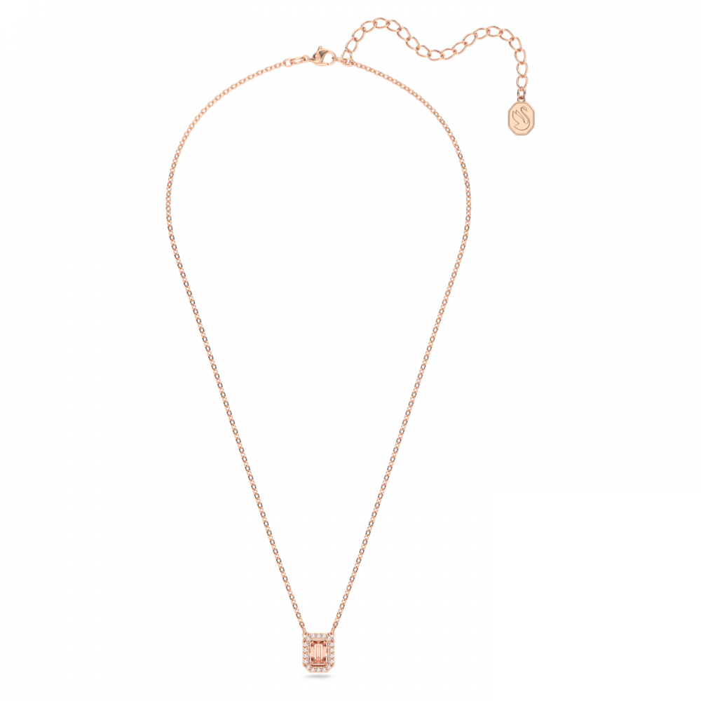 SWAROVSKI Millenia Κολιέ Ζιργκόν οκταγωνικής κοπής, Ροζ, Ροζ επιχρυσωμένο 5614933 SWAROVSKI Millenia Κολιέ Ζιργκόν οκταγωνικής κοπής, Ροζ, Ροζ επιχρυσωμένο 5614933