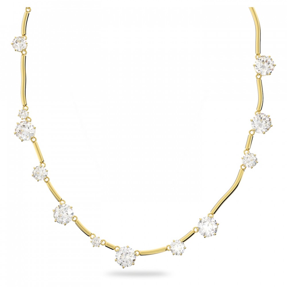 SWAROVSKI Constella Κολιέ Κρύσταλλο στρογγυλής κοπής, Λευκό, Επιχρυσωμένο 5618033 SWAROVSKI Constella Κολιέ Κρύσταλλο στρογγυλής κοπής, Λευκό, Επιχρυσωμένο 5618033