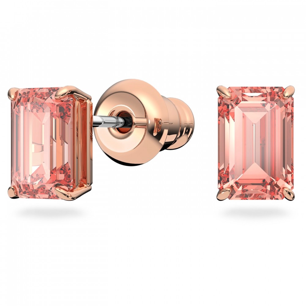 SWAROVSKI Millenia Σετ Οκταγωνική κοπή, Ροζ, Ροζ Επιχρυσωμένο 5620548
