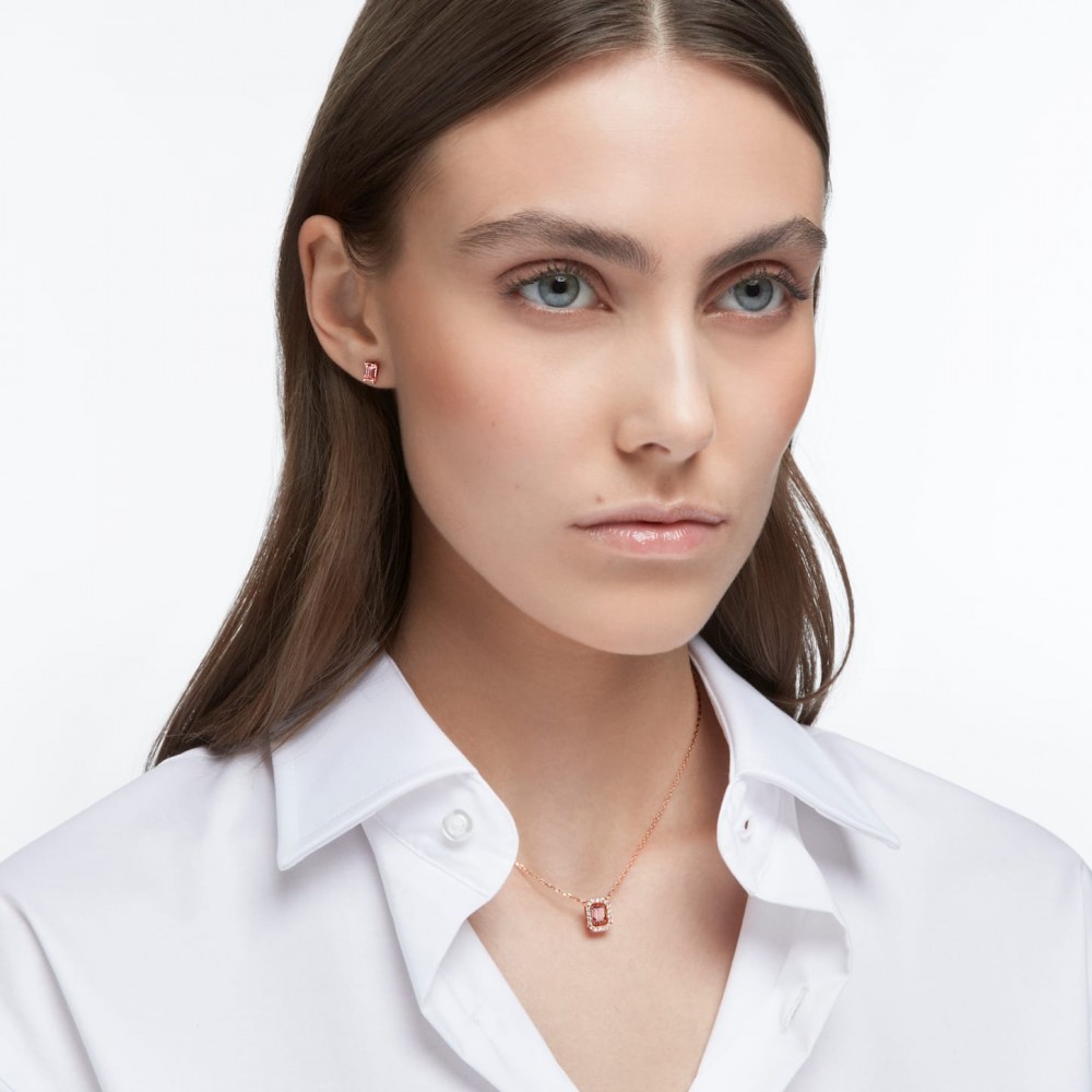 SWAROVSKI Millenia Σετ Οκταγωνική κοπή, Ροζ, Ροζ Επιχρυσωμένο 5620548