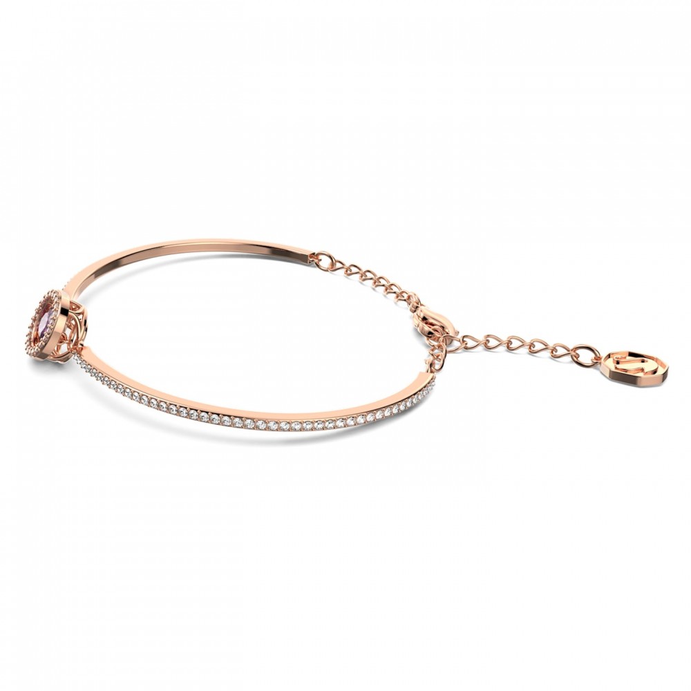SWAROVSKI Sparkling Dance Άκαμπτο βραχιόλι Μοβ, Ροζ Επιχρυσωμένο 5620554