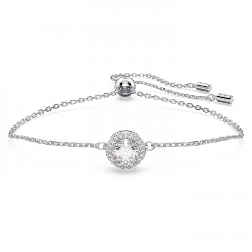 SWAROVSKI Constella Βραχιόλι Στρογγυλή κοπή, Pavé, Λευκό, Επιροδιωμένο 5636266