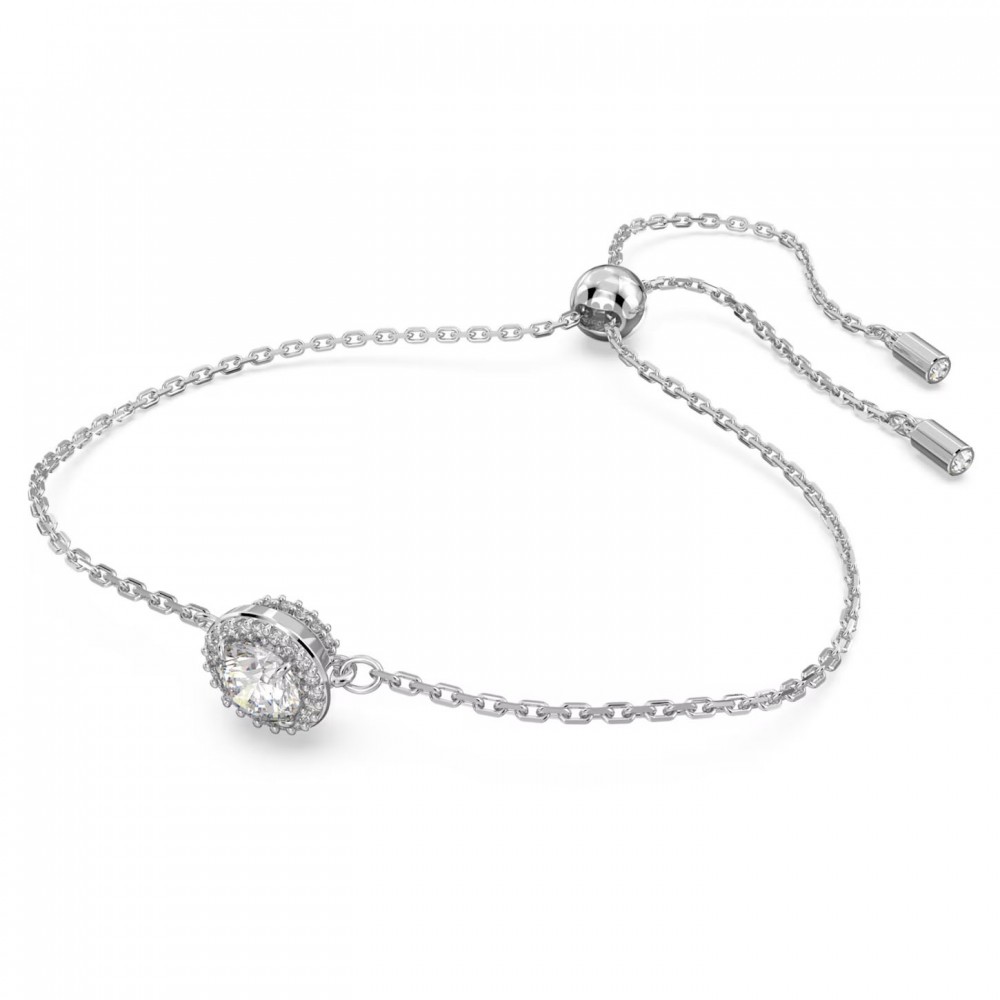 SWAROVSKI Constella Βραχιόλι Στρογγυλή κοπή, Pavé, Λευκό, Επιροδιωμένο 5636266