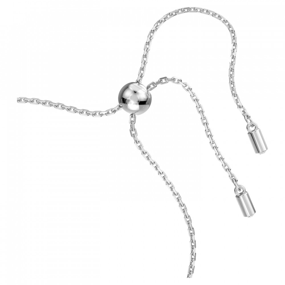 SWAROVSKI Constella Βραχιόλι Στρογγυλή κοπή, Pavé, Λευκό, Επιροδιωμένο 5636266