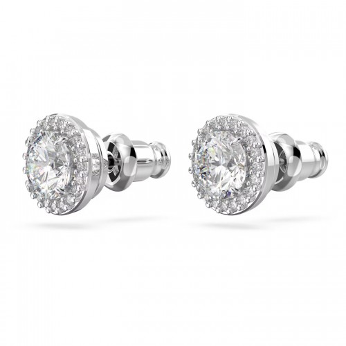 SWAROVSKI Constella Σκουλαρίκια με καρφάκι Στρογγυλή κοπή, Pavé, Λευκά, Επιροδιωμένο 5636269