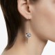SWAROVSKI Hollow Σκουλαρίκια-σταγόνα Mακριά, Επιμετάλλωση ροδίου 5636435