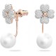 SWAROVSKI Latisha Σκουλαρίκια Κρεμαστά Λευκά, Ροζ Επιχρυσωμένα 5636487