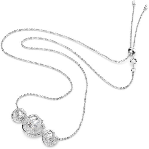 SWAROVSKI Generation Κολιέ Λευκό, Επιροδιωμένο 5636587