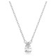 SWAROVSKI Millenia Μενταγιόν Κοπή Pear, Λευκό, Επιροδιωμένο 5636708