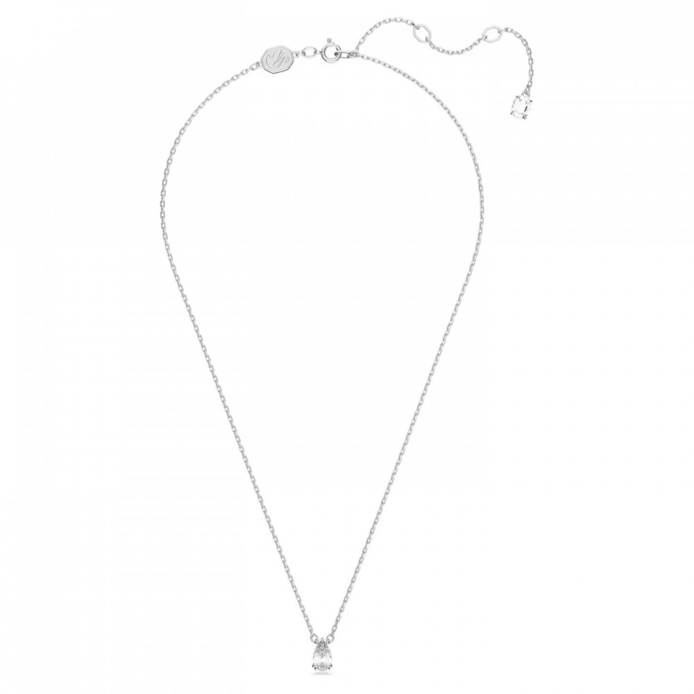 SWAROVSKI Millenia Μενταγιόν Κοπή Pear, Λευκό, Επιροδιωμένο 5636708