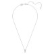 SWAROVSKI Millenia Μενταγιόν Κοπή Pear, Λευκό, Επιροδιωμένο 5636708