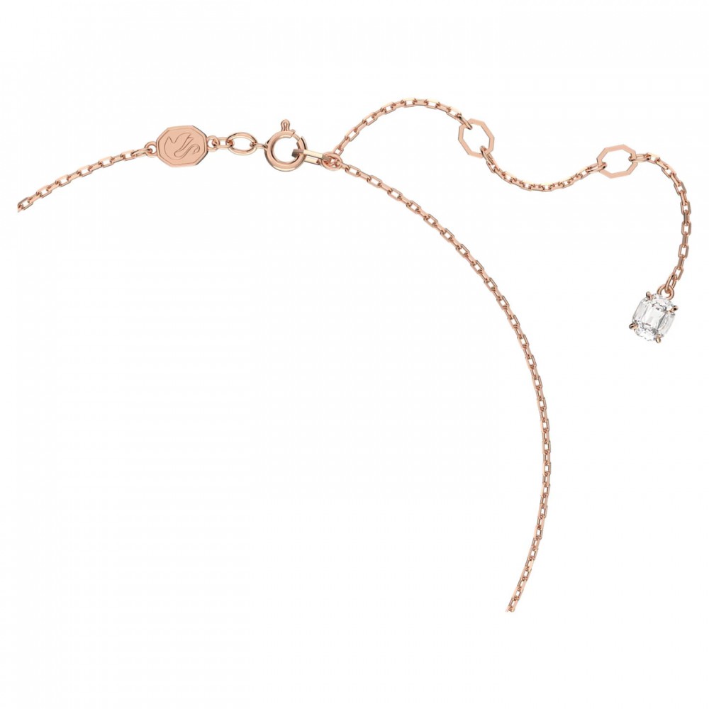 SWAROVSKI Constella Μενταγιόν Στρογγυλή κοπή, Λευκό Ροζ Επιχρυσωμένο 5636710
