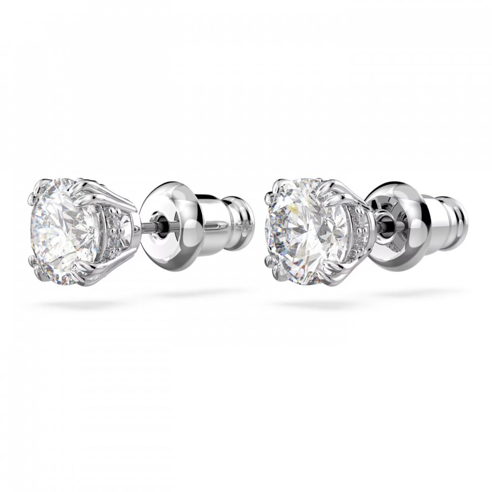 SWAROVSKI Constella Σκουλαρίκια με καρφάκι Στρογγυλή κοπή, Λευκά,, Επιροδιωμένο 5636712