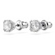 SWAROVSKI Constella Σκουλαρίκια με καρφάκι Στρογγυλή κοπή, Λευκά,, Επιροδιωμένο 5636712