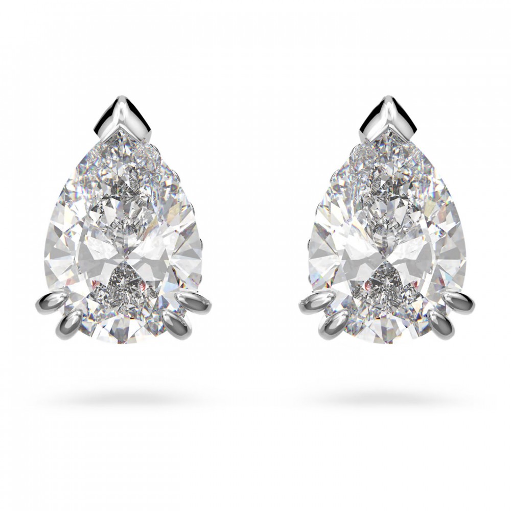 SWAROVSKI Millenia Σκουλαρίκια με καρφάκι κοπή Pear, Λευκά, Επιροδιωμένα 5636713 SWAROVSKI Millenia Σκουλαρίκια με καρφάκι κοπή Pear, Λευκά, Επιροδιωμένα 5636713