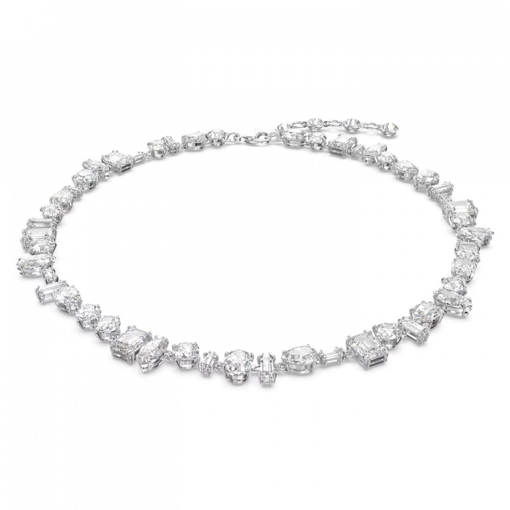 SWAROVSKI Gema Κολιέ, Μείξη κοπών, Λευκό, Επιροδιωμένο 5639327 SWAROVSKI Gema Κολιέ, Μείξη κοπών, Λευκό, Επιροδιωμένο 5639327
