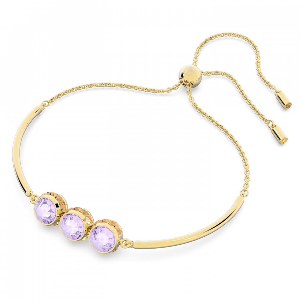 SWAROVSKI Orbita Βραχιόλι Στρογγυλή κοπή, Πολύχρωμο Επιχρυσωμένο 5640259