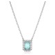 SWAROVSKI Millenia Κολιέ Οκταγωνική κοπή, Μπλε, Επιροδιωμένο 5640289 SWAROVSKI Millenia Κολιέ Οκταγωνική κοπή, Μπλε, Επιροδιωμένο 5640289