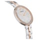 SWAROVSKI Cosmopolitan watch Swiss Made, Metal bracelet, White, Rose gold-tone finish 5644081