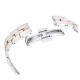 SWAROVSKI Cosmopolitan watch Swiss Made, Metal bracelet, White, Rose gold-tone finish 5644081