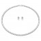 Matrix Tennis set Round cut, White, Rhodium plated 5647730 Matrix Tennis set Round cut, White, Rhodium plated 5647730