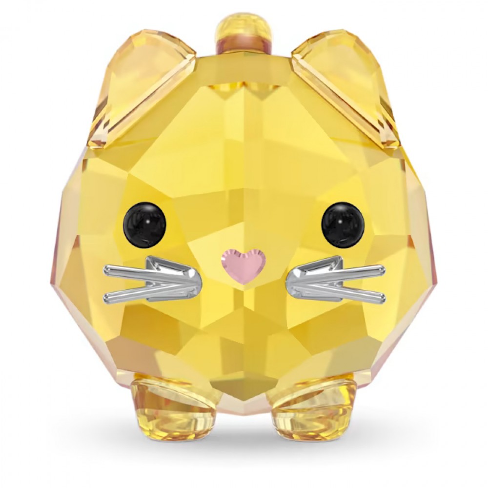 SWAROVSKI Chubby Cats Κίτρινη Γάτα 5658325