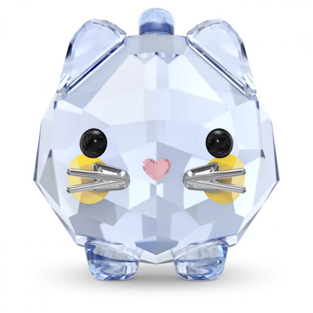 SWAROVSKI Chubby Cats Μπλε Γάτα 5658328