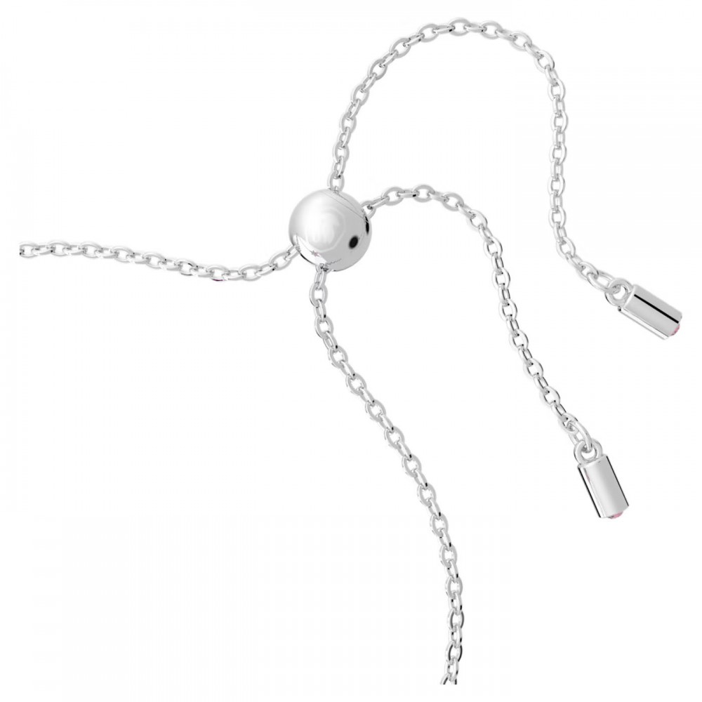 SWAROVSKI Βραχιόλι Gema Μείξη κοπών, Λουλούδι, Ροζ, Επιμετάλλωση ροδίου 5658396