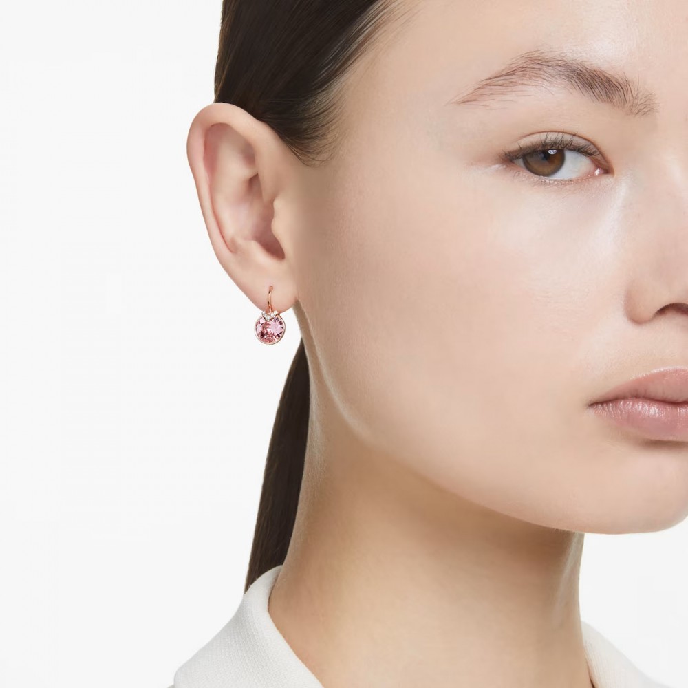 SWAROVSKI Bella V Σκουλαρίκια-σταγόνα Στρογγυλής Κοπής, Ροζ, Ροζ επιχρυσωμένο 5662114 SWAROVSKI Bella V Σκουλαρίκια-σταγόνα Στρογγυλής Κοπής, Ροζ, Ροζ επιχρυσωμένο 5662114