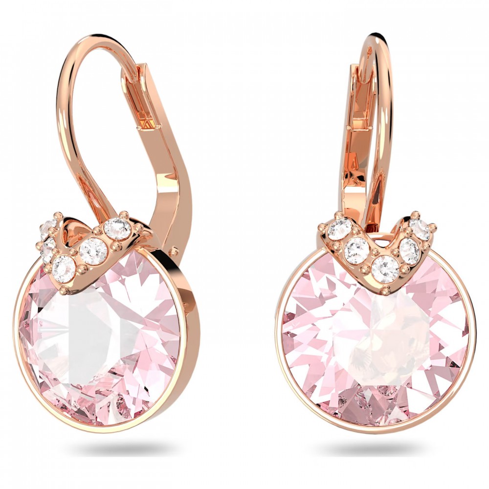 SWAROVSKI Bella V Σκουλαρίκια-σταγόνα Στρογγυλής Κοπής, Ροζ, Ροζ επιχρυσωμένο 5662114 SWAROVSKI Bella V Σκουλαρίκια-σταγόνα Στρογγυλής Κοπής, Ροζ, Ροζ επιχρυσωμένο 5662114