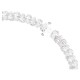 SWAROVSKI Κολιέ Tennis Matrix Κοπή Pear, Λευκό, Επιμετάλλωση ροδίου 5662277