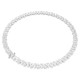 SWAROVSKI Κολιέ Tennis Matrix Κοπή Pear, Λευκό, Επιμετάλλωση ροδίου 5662277