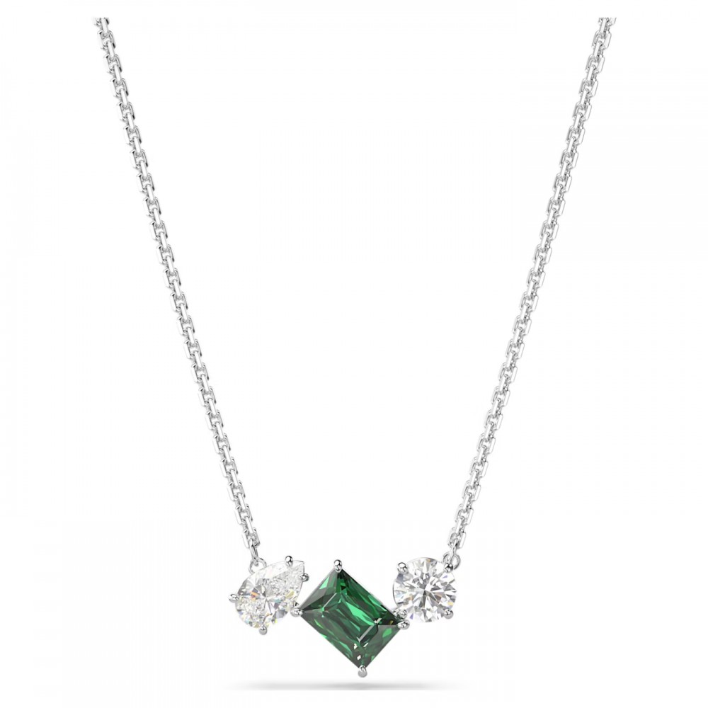 SWAROVSKI Μενταγιόν Mesmera Μείξη κοπών, Πράσινο, Επιμετάλλωση ροδίου 5668278 SWAROVSKI Μενταγιόν Mesmera Μείξη κοπών, Πράσινο, Επιμετάλλωση ροδίου 5668278