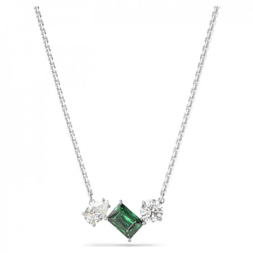 SWAROVSKI Μενταγιόν Mesmera Μείξη κοπών, Πράσινο, Επιμετάλλωση ροδίου 5668278