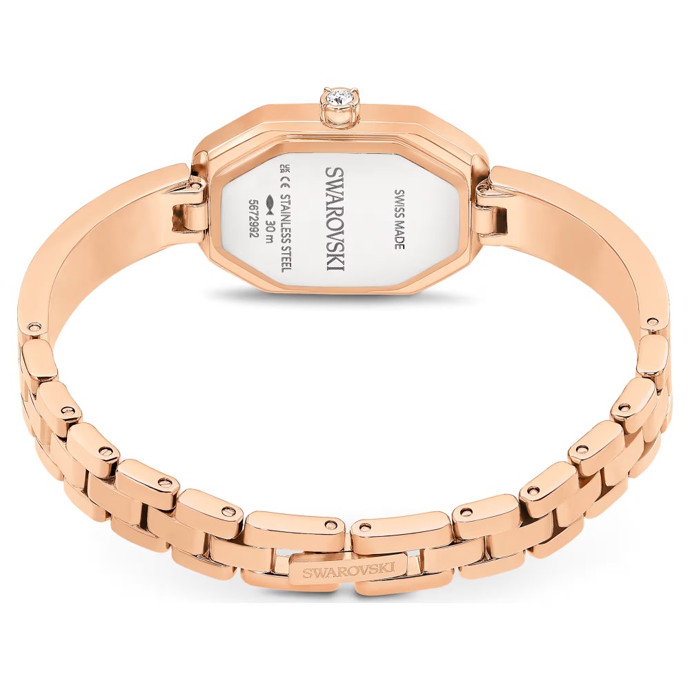 SWAROVSKI Dextera Bangle Eλβετικής κατασκευής, Μεταλλικό μπρασελέ, Χρυσός τόνος, Φινίρισμα σε χρυσό σαμπανί τόνο 5672992