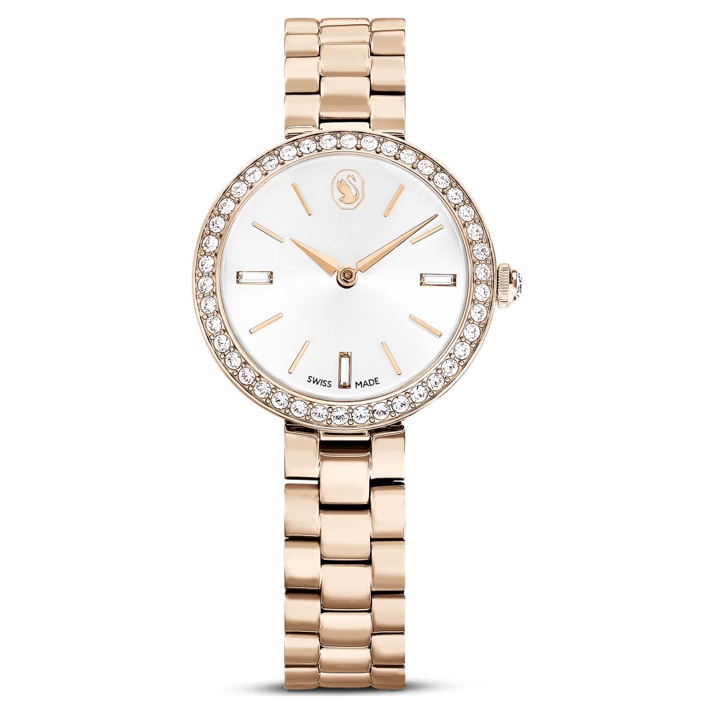 SWAROVSKI Ρολόι Certa Επιχρυσωμένο σε Χρυσό Σαμπανί τόνο 5673013 SWAROVSKI Ρολόι Certa Επιχρυσωμένο σε Χρυσό Σαμπανί τόνο 5673013