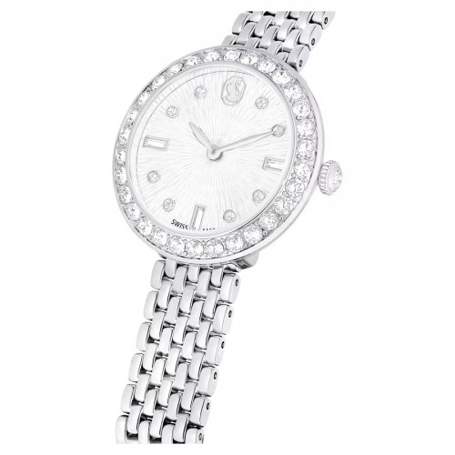 SWAROVSKI Ρολόι Certa Eλβετικής κατασκευής, Μεταλλικό μπρασελέ, Ασημί τόνος 5673022